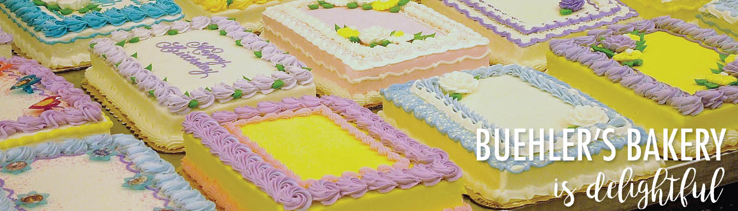 Custom decorated cakes from Buehler's