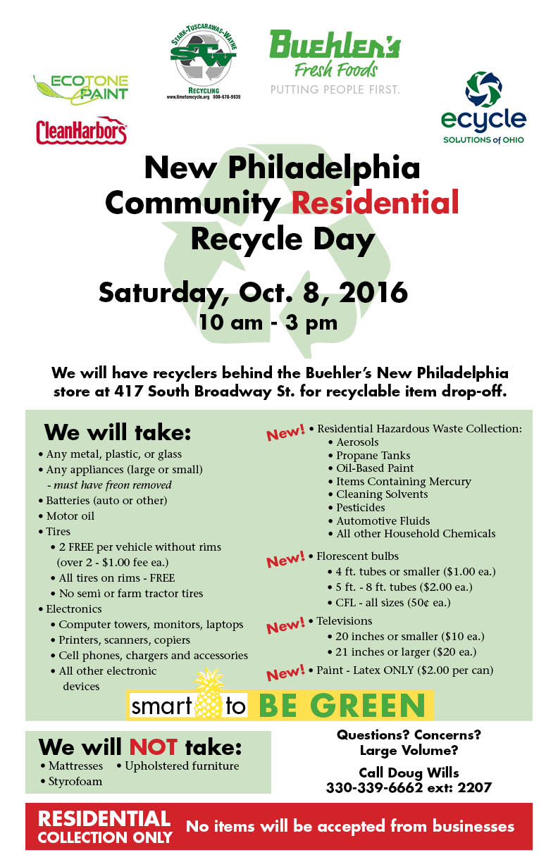 New Philadelphia Recycling event