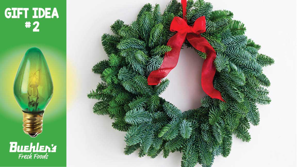 Buehler's fresh holiday wreath