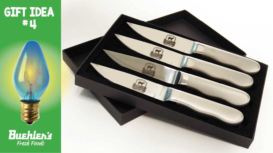 Certified Angus Beef steak knives - available in Buehler's Meat Department