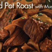 Bottom Round Pot Roast with Mushroom Onion Sauce Recipe