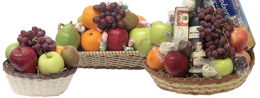Fruit baskets are a thoughtful gift throughout the year