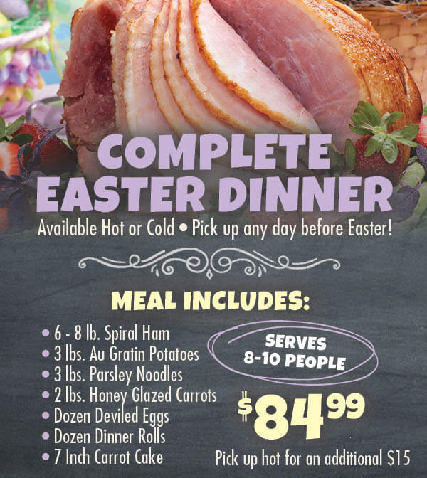 Easter Dinner to Go! Buehler's Fresh Foods